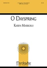 O Dayspring SATB choral sheet music cover